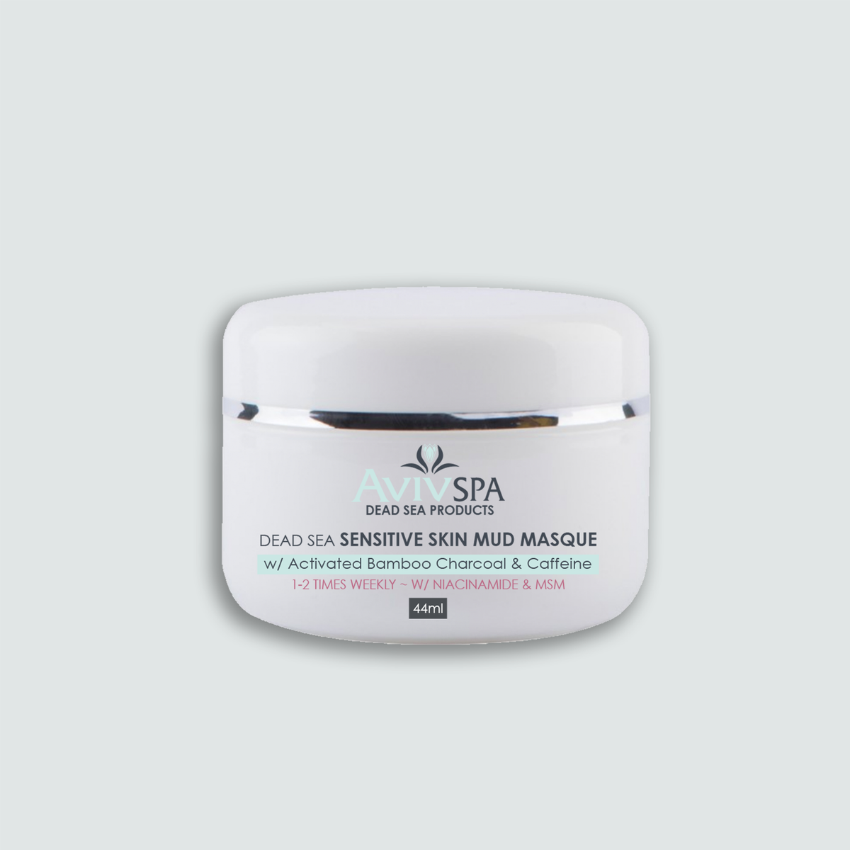 Sensitive Skin Mud Masque w/ Bamboo Activated Charcoal & Caffeine