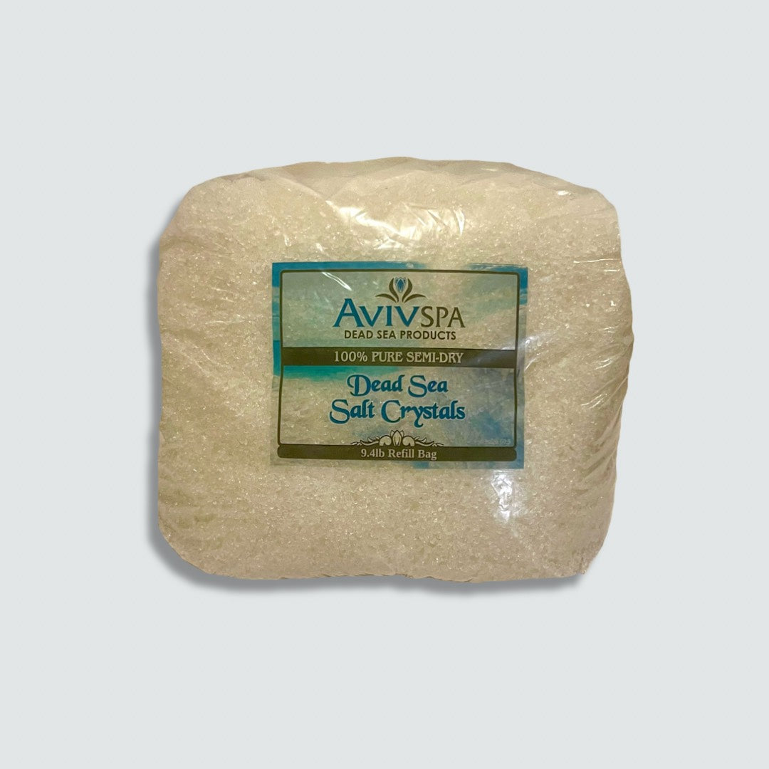 Semi-Dry Dead Sea Salt Crystals 100% Pure & Natural