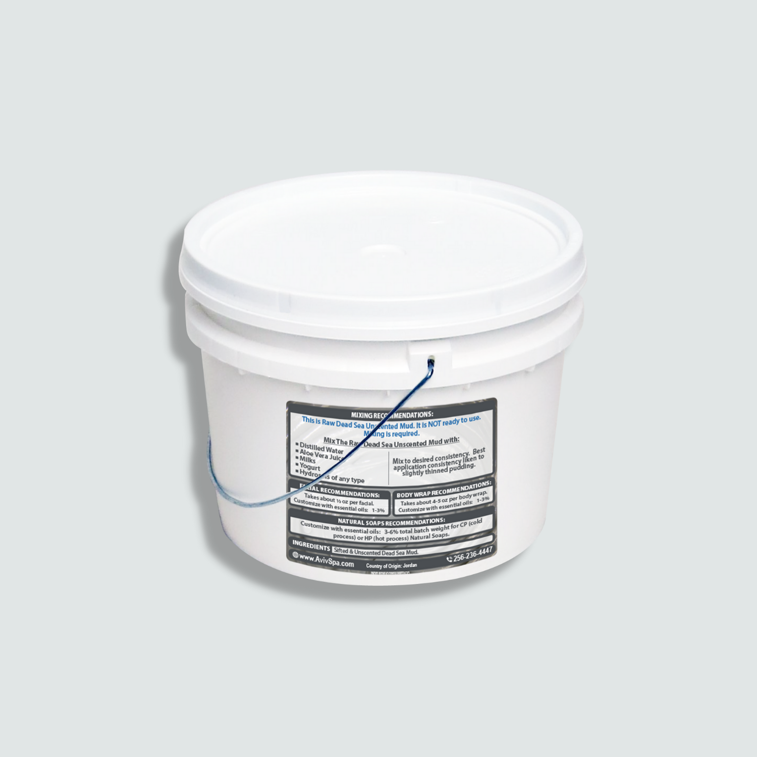 Dead Sea Mud  4.5kg (Raw Ingredient)