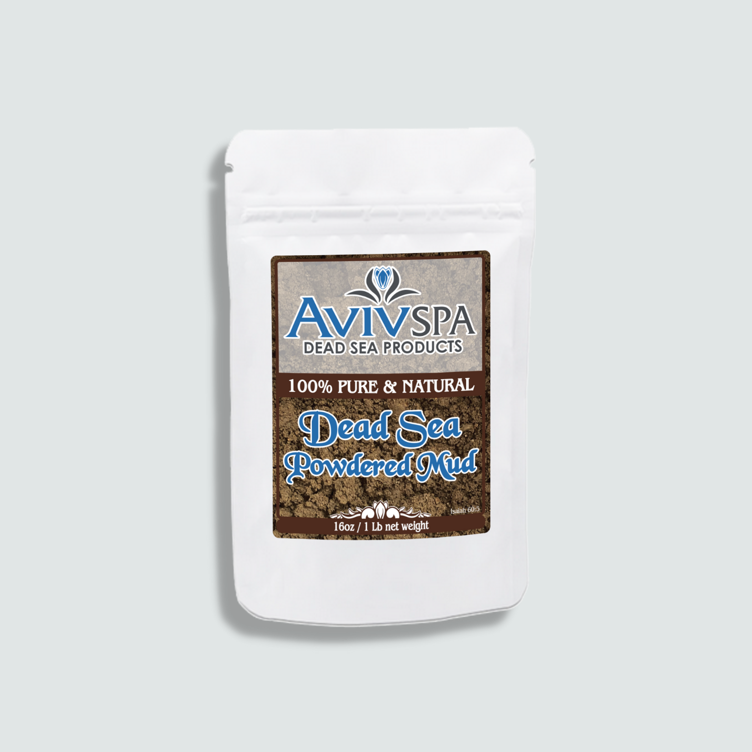 Dead Sea Powdered Mud 16oz (Raw Ingredient)
