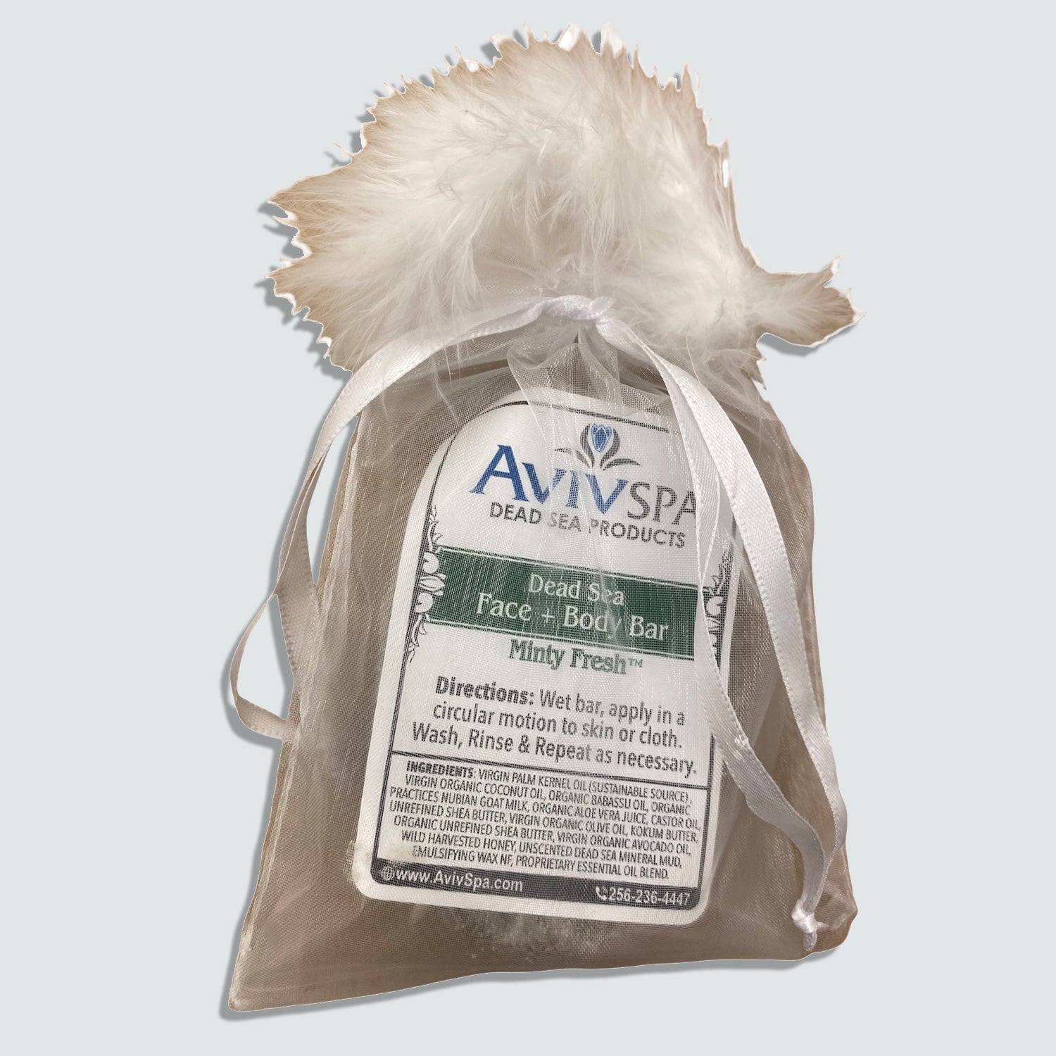 Dead Sea Goat's Milk and Aloe Soap with Peppermint and Spearmint Essential Oil