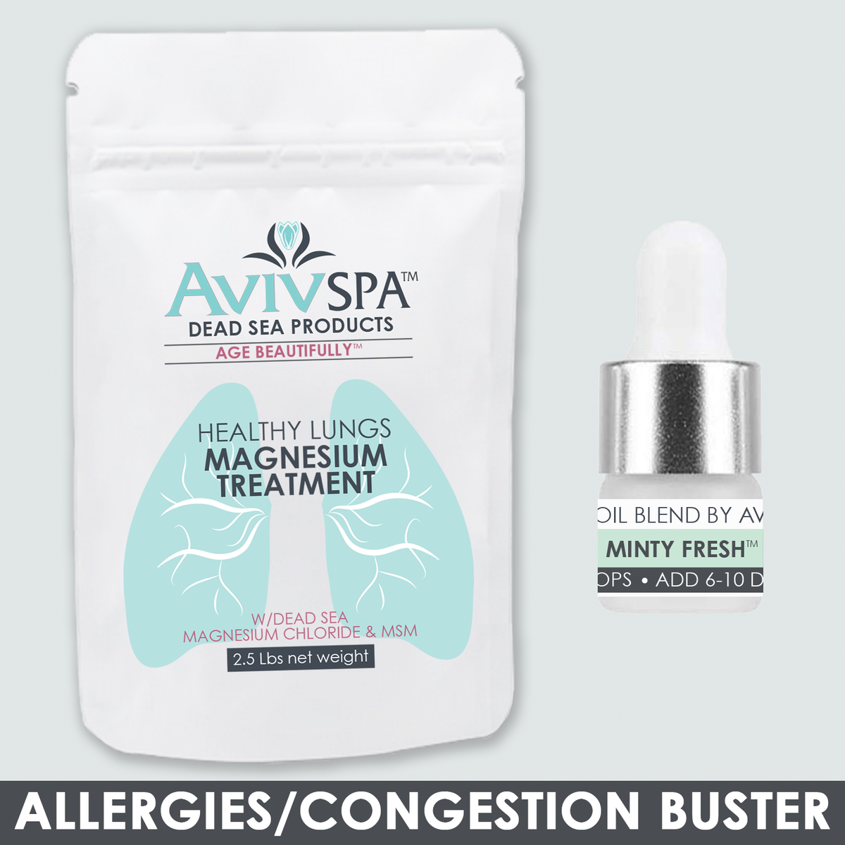 Healthy Lungs Magnesium Treatment ALLERGIES/CONGESTION BUSTER