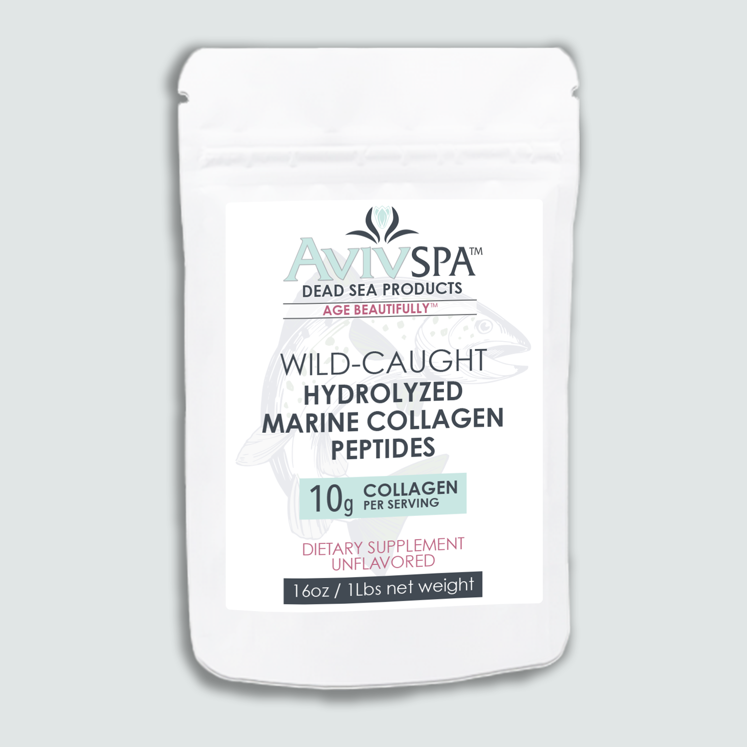 Wild-Caught Hydrolyzed Marine Collagen Peptides UNFLAVORED