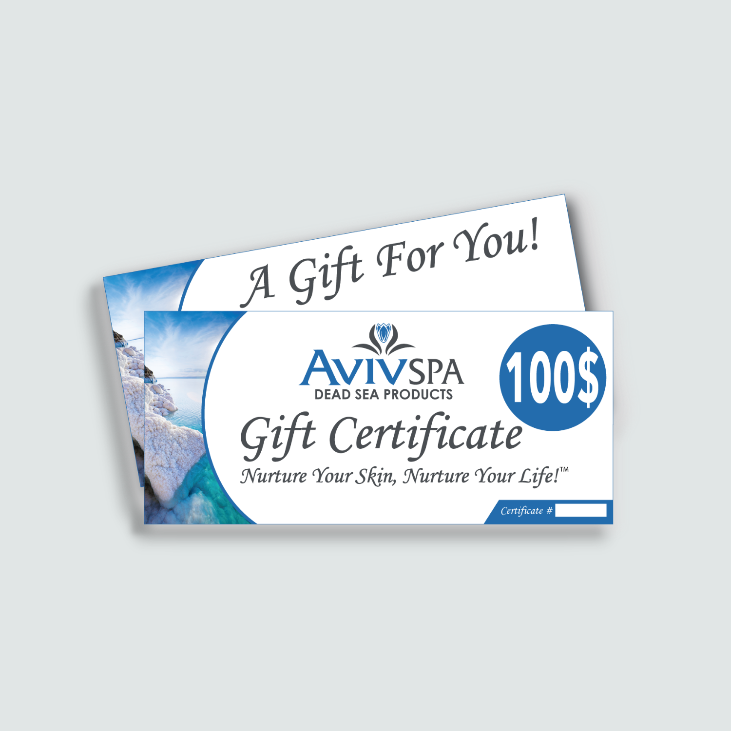 AvivSpa Gift Card Certificate