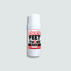 First aid stick for dry, crusty, cracked heels