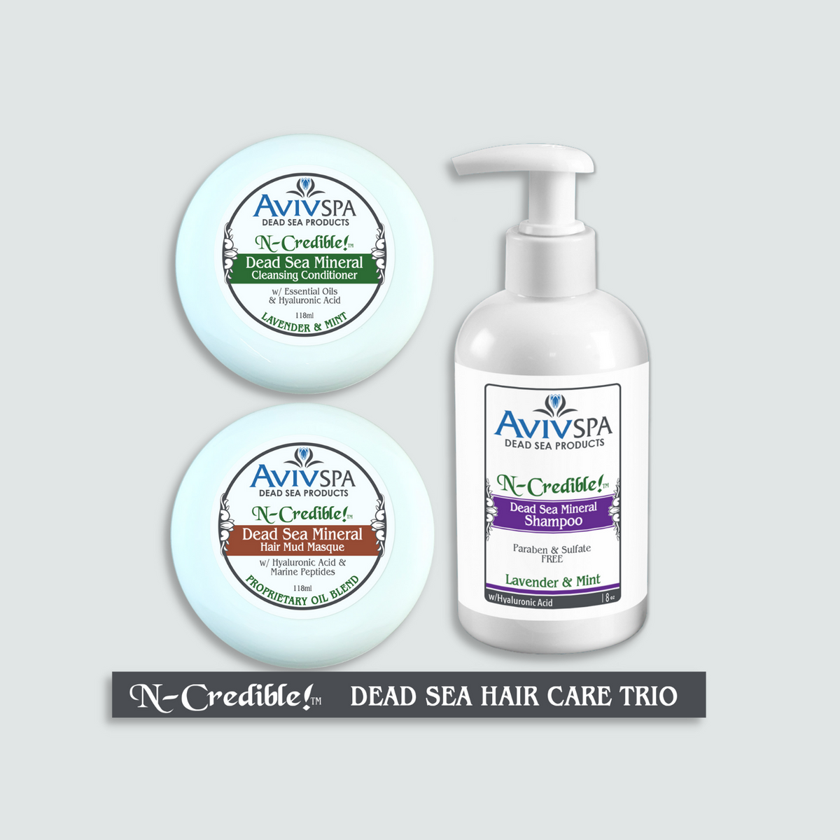 N-Credible! Dead Sea Hair Care TRIO
