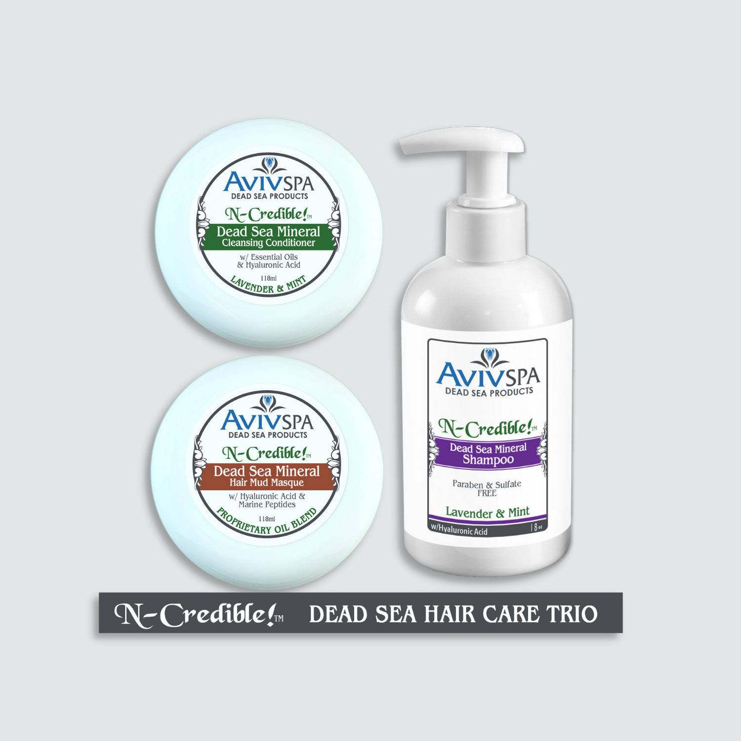 N-Credible! Dead Sea Hair Care TRIO