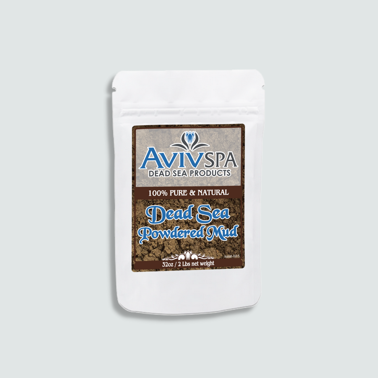 Dead Sea Powdered Mud 16oz (Raw Ingredient)