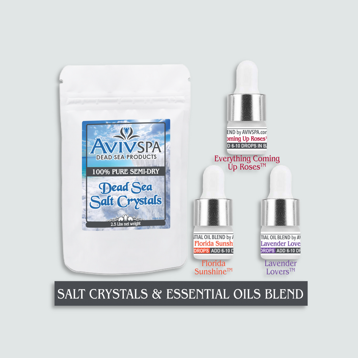 Dead Sea Bath Salts with Essential Oils