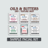 Sample Facial Kit (OILS & BUTTERS) Dry/Mature Skin & Sensitive Skin